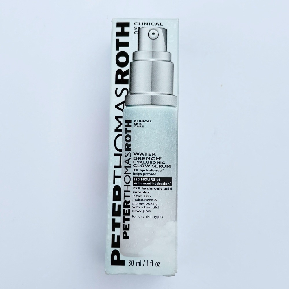 Peter Thomas Roth Water Drench Hyaluronic Glow Serum 30ml 1oz New in Box